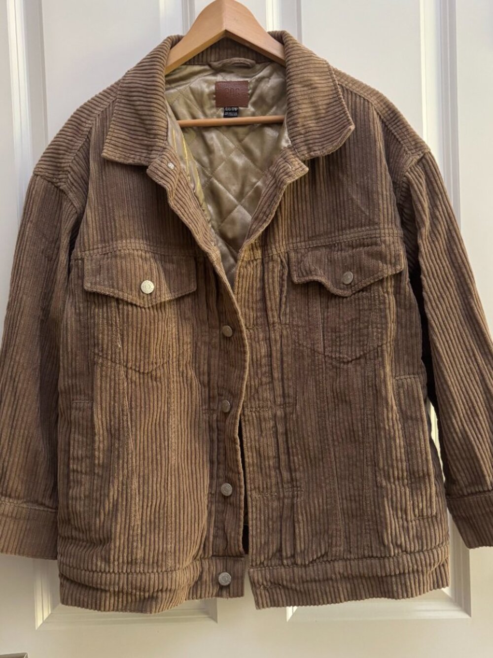BDG Womens Oversize Brown Corduroy Jacket Size XS S | Urban Outfitters